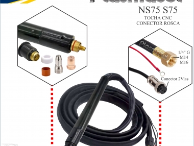 S75 Tocha Mecanizada não HF Conector Rosca 6m