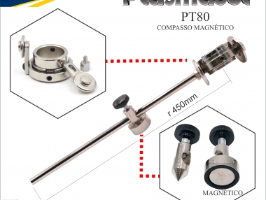 PT80 Compasso Magnético 450mm